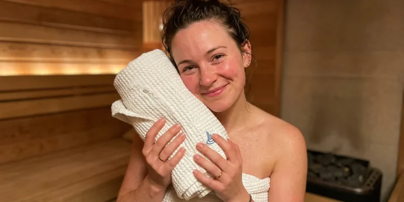 Jak uvázat prostěradlo do sauny: 3 triky, aby už nespadlo Jak uvázat prostěradlo do sauny: 3 triky, aby už nespadlo