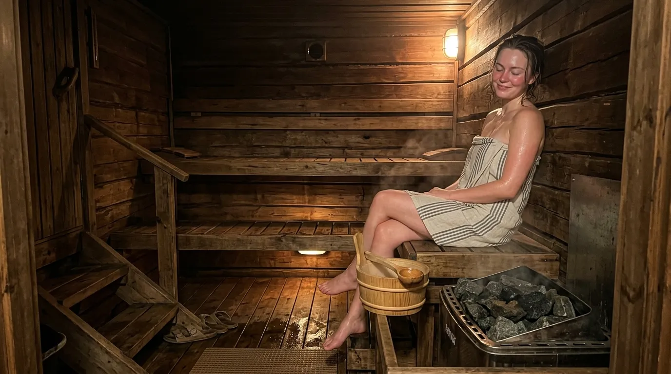 Pohodlná odpočívárna a moderní sauna v Chomutově