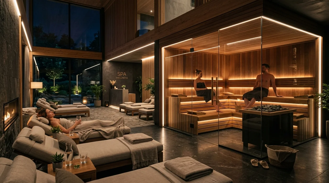 Moderní wellness centrum a sauny v Pardubicích